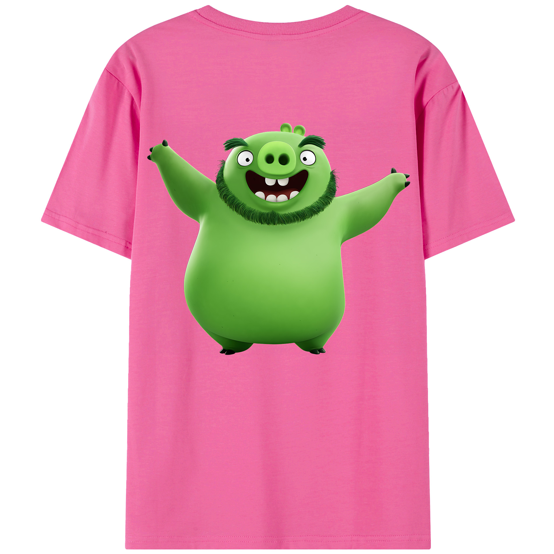 （画像用） Angry Birds アングリーバード レディース半袖Tシャツ(バックプリント)
